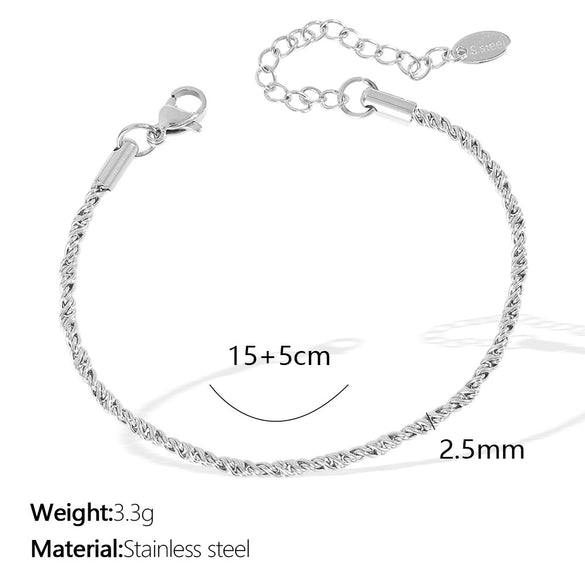 Wholesale Hip Hop Style 316L Stainless Steel Electroplated Clavicle Chain And Beanie Bracelet Jewelry For Women