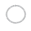 Wholesale Hip Hop Trend Cuban Chain Twist Bracelet Stainless Steel Geometric Electroplated Unisex