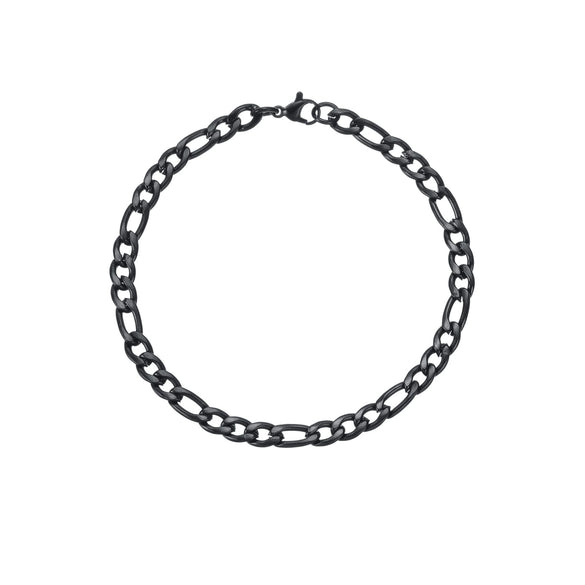 Wholesale Hip Hop Trend Cuban Chain Twist Bracelet Stainless Steel Geometric Electroplated Unisex