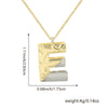 Wholesale Hiphop Copper Pendant Necklace With Letter Pattern And Electroplating Design For Women