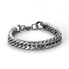 Wholesale Hiphop Cuban Chain Necklace Titanium Steel Geometric Electroplated Jewelry