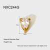 Wholesale Hiphop Ins Style Dripping Oil Stainless Steel Pendant With Devil's Eye Crab Shell And Flower Patterns