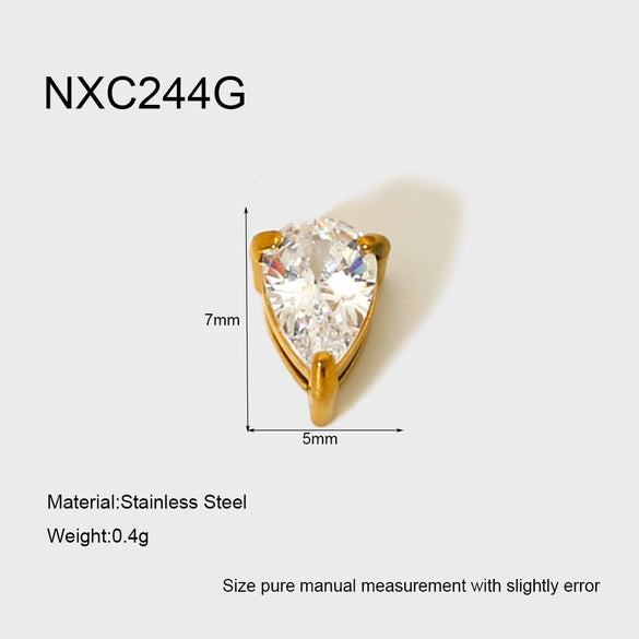 Wholesale Hiphop Ins Style Dripping Oil Stainless Steel Pendant With Devil's Eye Crab Shell And Flower Patterns