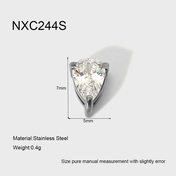 Wholesale Hiphop Ins Style Dripping Oil Stainless Steel Pendant With Devil's Eye Crab Shell And Flower Patterns