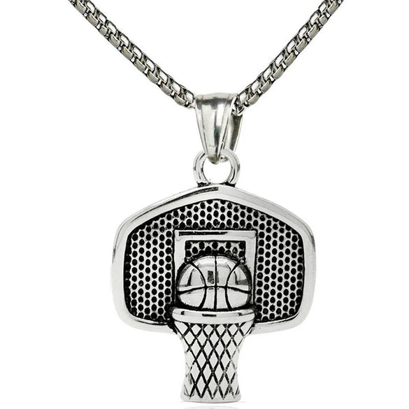 Wholesale Hiphop Jewelry Alloy Geometric Pendant With Electroplating And Bamboo Chain