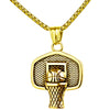 Wholesale Hiphop Jewelry Alloy Geometric Pendant With Electroplating And Bamboo Chain