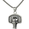 Wholesale Hiphop Jewelry Alloy Geometric Pendant With Electroplating And Bamboo Chain