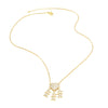 Wholesale Hiphop Jewelry Copper Zircon Inlay Heartshaped Cartoon Characters Pendant Necklace For Boys And Girls With Box Chain