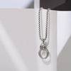 Wholesale Hiphop Personality Pendant Titanium Steel Necklace With Geometric Design For Men And Women