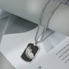 Wholesale Hiphop Personality Pendant Titanium Steel Necklace With Geometric Design For Men And Women