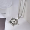 Wholesale Hiphop Personality Pendant Titanium Steel Necklace With Geometric Design For Men And Women
