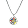 Wholesale Hiphop Personality Pendant Titanium Steel Necklace With Geometric Design For Men And Women