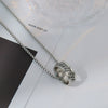 Wholesale Hiphop Personality Pendant Titanium Steel Necklace With Geometric Design For Men And Women