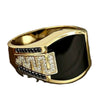 Wholesale Hiphop Ring Metal Geometric Electroplated For Men