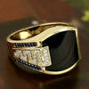 Wholesale Hiphop Ring Metal Geometric Electroplated For Men