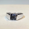 Wholesale Hiphop Ring 925 Sterling Silver Geometric Style Ice Flower Cut Unisex
