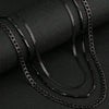 Wholesale Hiphop Snake Bone Chain Titanium Steel Geometric Style Nonwelded Unisex