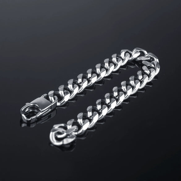 Wholesale Hiphop Stainless Steel Geometric Electroplated Unisex Bracelet
