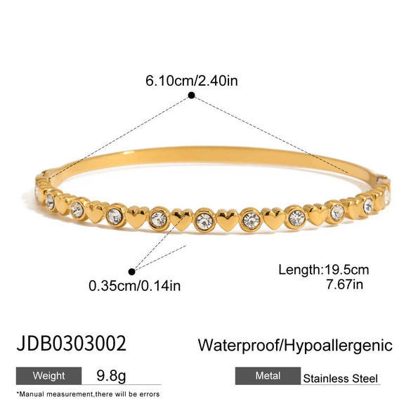 Wholesale Hiphop Stainless Steel Ushaped Zircon Tennis Bracelets For Men And Women