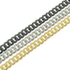 Wholesale Hiphop Style Alloy Cuban Chain Bracelet With Diamond And Geometric Pattern For Men