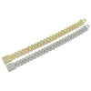 Wholesale Hiphop Style Alloy Cuban Chain Men's Necklace With Geometric Diamond Design