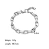 Wholesale Hiphop Style Electroplated Titanium Steel Bracelet For Women