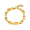 Wholesale Hiphop Style Electroplated Titanium Steel Bracelet For Women