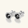 Wholesale Hiphop Style Geometric Moissanite Earrings S925 Sterling Silver Electroplated