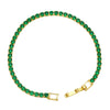 Wholesale Hiphop Style Geometric Zircon Inlaid Copper 18K Bracelet For Women