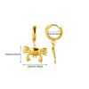 Wholesale Hiphop Style Stainless Steel Animal Zodiac Starfish Conch Pendant Earrings Electroplated