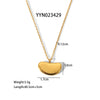Wholesale Hiphop Style Stainless Steel Jewelry Suit With Gold Ingot Pattern Ochain Necklace And Gold Peas Earrings Electroplated