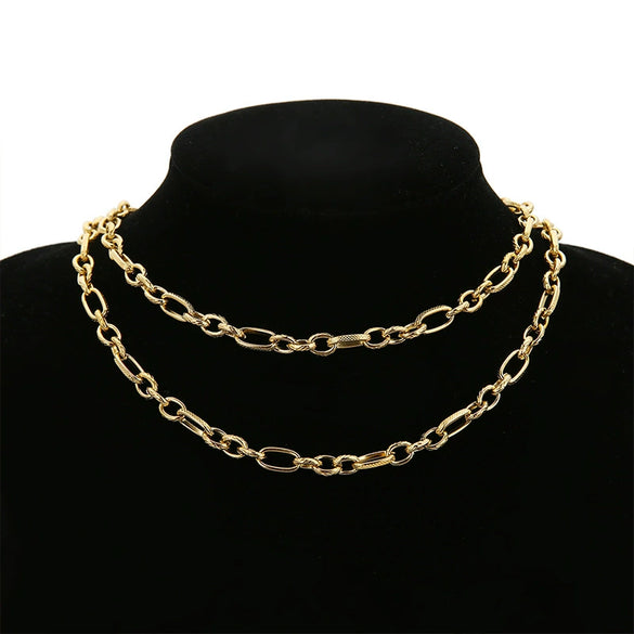 Wholesale Hiphop Style Stainless Steel Oval Cross Necklace With Circular Engraving And Electroplating