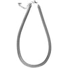 Wholesale Hiphop Style Ushaped Snake Bone Chain Titanium Steel Necklace With Electroplating Treatment