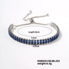 Wholesale Hiphop Style Women's Copper Zircon Bracelet