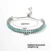 Wholesale Hiphop Style Women's Copper Zircon Bracelet