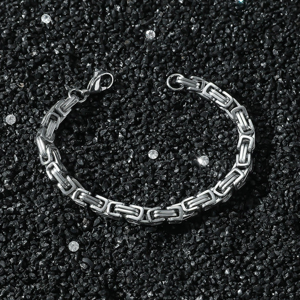 Wholesale Hiphop Style Zinc Alloy Cuban Chain Back Chain Necklace With Electroplating