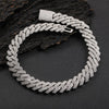 Wholesale Hiphop Style Zirconinlaid Copper Cuban Chain Diamondshaped Necklace Jewelry