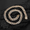 Wholesale Hiphop Style Zirconinlaid Copper Cuban Chain Diamondshaped Necklace Jewelry
