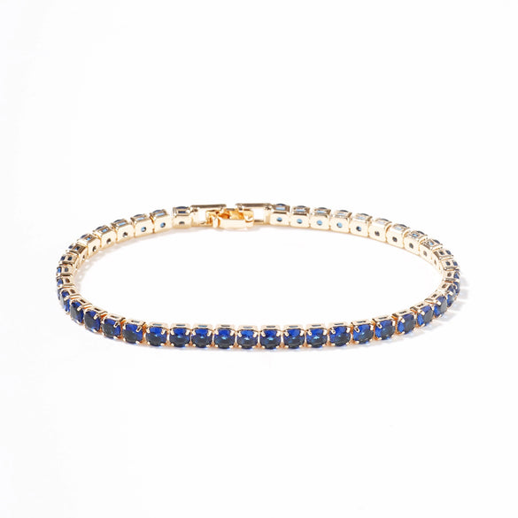 Wholesale Hiphop Women's Copper Bracelet With Geometric Pattern And Glass Treatment