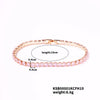 Wholesale Hiphop Women's Copper Bracelet With Geometric Pattern And Glass Treatment