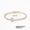 Wholesale Hiphop Women's Copper Bracelet With Geometric Pattern And Glass Treatment