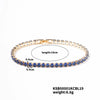 Wholesale Hiphop Women's Copper Bracelet With Geometric Pattern And Glass Treatment