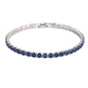 Wholesale Hiphop Zircon Inlaid Copper Bracelet And Anklet With Geometric Design