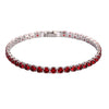 Wholesale Hiphop Zircon Inlaid Copper Bracelet And Anklet With Geometric Design