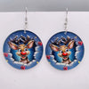 Wholesale Holiday Jewelry Acrylic Handmade Earrings With Snowman Elk Animal Zodiac Cartoon Geometric Patterns