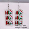 Wholesale Holiday Jewelry Acrylic Handmade Earrings With Snowman Elk Animal Zodiac Cartoon Geometric Patterns