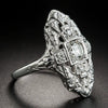 Wholesale Hollow Ring Copper Silver Diamond Jewelry Geometric Style Electroplating Unisex
