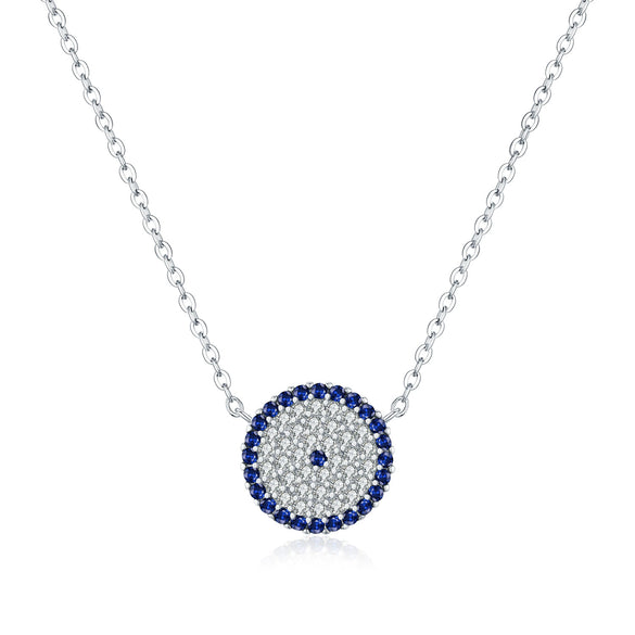 Wholesale Hoop Necklace 925 Sterling Silver Geometric Electroplated Light Luxury Women's Clavicle Chain