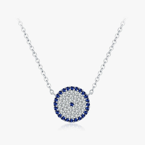 Wholesale Hoop Necklace 925 Sterling Silver Geometric Electroplated Light Luxury Women's Clavicle Chain