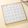 Wholesale Hypoallergenic Women's Rhinestone Geometric Original Design Electroplated Earring Sets